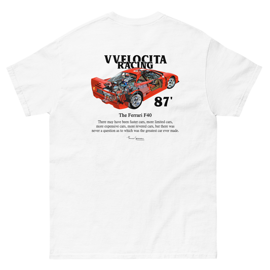 Ferrari F40 Deconstructed Tee